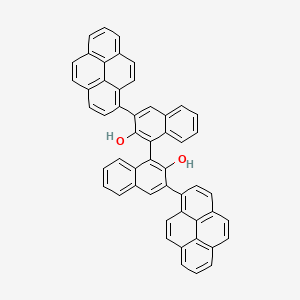 (R)-3,3'-Di-1-pyrenyl-1,1'-bi-2-naphthol chemical structure (CAS 1854074-51-3)