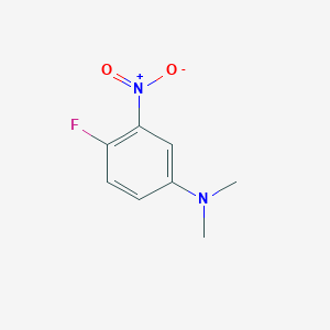 4-Fluoro-N,N-dimethyl-3-nitroaniline chemical structure (CAS 18542-98-8)