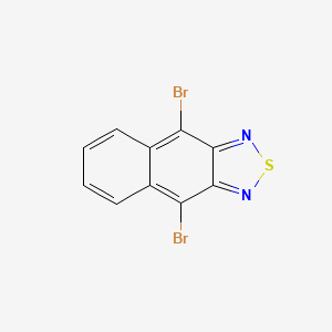 4,9-Dibromonaphtho[2,3-c][1,2,5]thiadiazole chemical structure (CAS 18557-22-7)