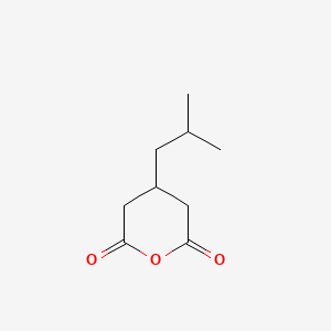 4-Isobutyldihydro-2H-pyran-2,6(3H)-dione chemical structure (CAS 185815-59-2)