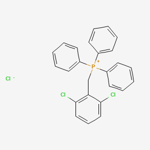 (2,6-Dichlorobenzyl)triphenylphosphonium chloride chemical structure (CAS 18583-54-5)
