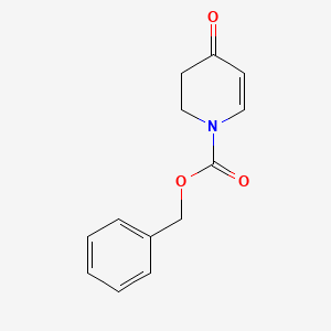 Benzyl 4-oxo-3,4-dihydropyridine-1(2H)-carboxylate chemical structure (CAS 185847-84-1)