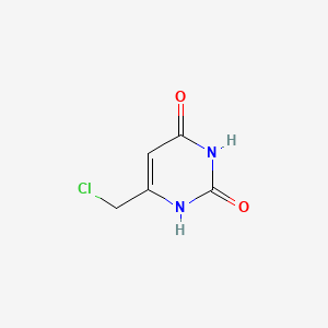 6-(Chloromethyl)pyrimidine-2,4(1H,3H)-dione chemical structure (CAS 18592-13-7)