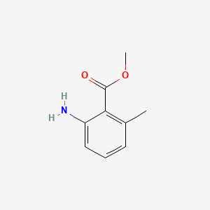 Methyl 2-amino-6-methylbenzoate chemical structure (CAS 18595-13-6)
