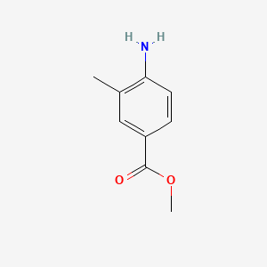 Methyl 4-amino-3-methylbenzoate chemical structure (CAS 18595-14-7)