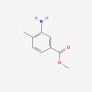 Methyl 3-amino-4-methylbenzoate chemical structure (CAS 18595-18-1)