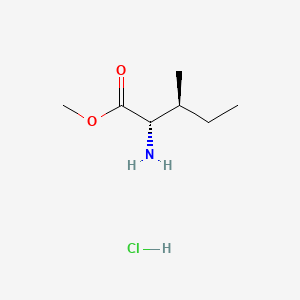 H-Ile-OMe.HCl chemical structure (CAS 18598-74-8)