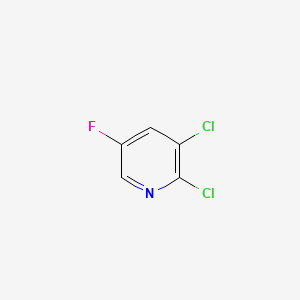 2,3-Dichloro-5-fluoropyridine chemical structure (CAS 185985-40-4)