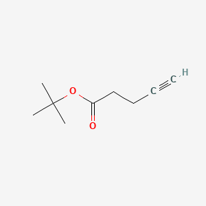 tert-Butyl pent-4-ynoate chemical structure (CAS 185986-76-9)