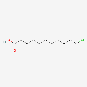 11-Chloroundecanoic acid chemical structure (CAS 1860-44-2)