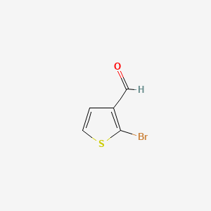 2-Bromothiophene-3-carbaldehyde chemical structure (CAS 1860-99-7)