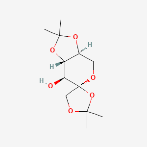 (3a'S,4S,7'S,7a'S)-2,2,2',2'-Tetramethyltetrahydrospiro[[1,3]dioxolane-4,6'-[1,3]dioxolo[4,5-c]pyran]-7'-ol chemical structure (CAS 18604-28-9)
