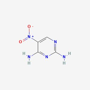 5-Nitropyrimidine-2,4-diamine chemical structure (CAS 18620-73-0)