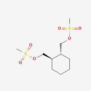 (R,R)-1,2-Bis(Methanesulphonyloxymethyl)cyclohexane chemical structure (CAS 186204-35-3)