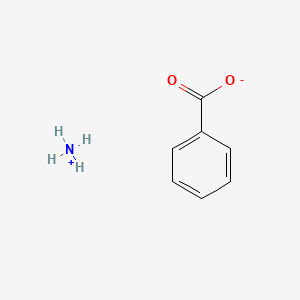 Ammonium benzoate chemical structure (CAS 1863-63-4)