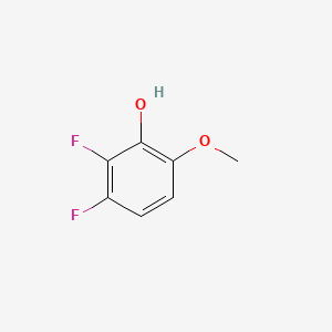 2,3-Difluoro-6-methoxyphenol chemical structure (CAS 186306-70-7)