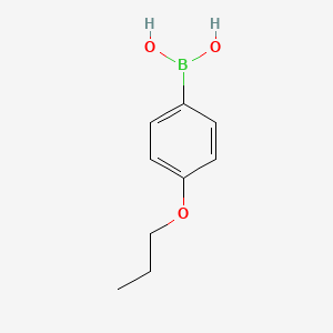 4-Propoxyphenylboronic acid chemical structure (CAS 186497-67-6)