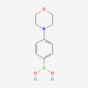 (4-Morpholinophenyl)boronic acid chemical structure (CAS 186498-02-2)