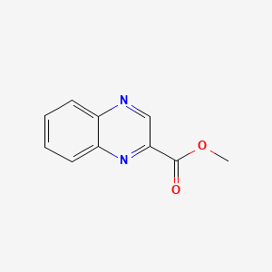 Methyl quinoxaline-2-carboxylate chemical structure (CAS 1865-11-8)