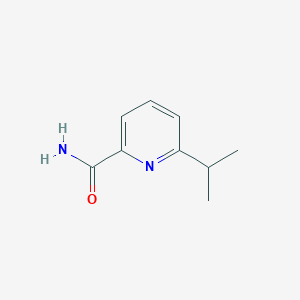 6-Isopropylpicolinamide chemical structure (CAS 1865042-46-1)