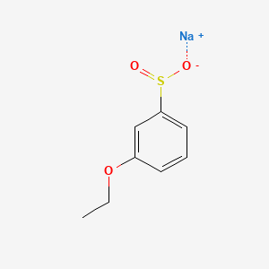 Sodium 3-ethoxybenzene-1-sulfinate chemical structure (CAS 1865090-46-5)