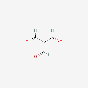 Methanetricarbaldehyde chemical structure (CAS 18655-47-5)