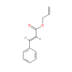 Allyl cinnamate chemical structure (CAS 1866-31-5)