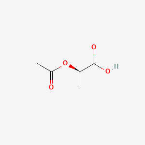 (R)-2-Acetoxypropanoic acid chemical structure (CAS 18668-00-3)