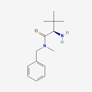 (R)-2-Amino-N-benzyl-N,3,3-trimethylbutanamide chemical structure (CAS 1867654-07-6)
