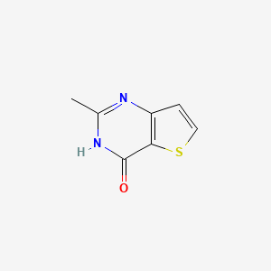 2-Methylthieno[3,2-d]pyrimidin-4(3H)-one chemical structure (CAS 18678-13-2)