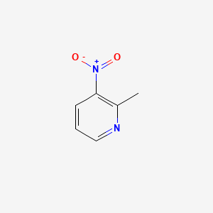 2-Methyl-3-nitropyridine chemical structure (CAS 18699-87-1)