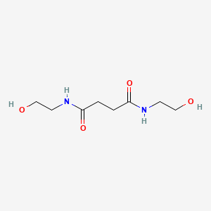 N1,N4-Bis(2-hydroxyethyl)succinamide chemical structure (CAS 1871-90-5)