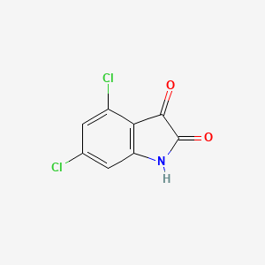 4,6-Dichloroisatin chemical structure (CAS 18711-15-4)