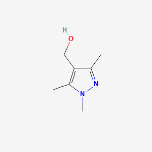 (1,3,5-Trimethyl-1H-pyrazol-4-yl)methanol chemical structure (CAS 18712-39-5)