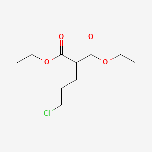 Diethyl 2-(3-chloropropyl)malonate chemical structure (CAS 18719-43-2)