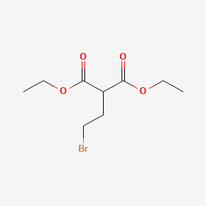 Diethyl 2-(2-bromoethyl)malonate chemical structure (CAS 18721-64-7)