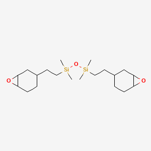 1,3-Bis(2-(7-oxabicyclo[4.1.0]heptan-3-yl)ethyl)-1,1,3,3-tetramethyldisiloxane chemical structure (CAS 18724-32-8)