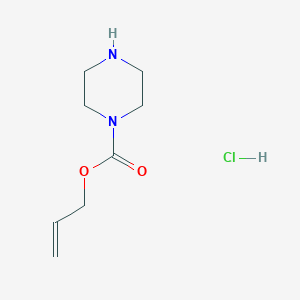 Allyl piperazine-1-carboxylate hydrochloride chemical structure (CAS 187265-32-3)