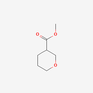 Methyl tetrahydro-2H-pyran-3-carboxylate chemical structure (CAS 18729-20-9)