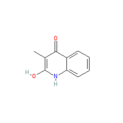 4-Hydroxy-3-methylquinolin-2(1H)-one chemical structure (CAS 1873-59-2)