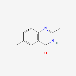 2,6-Dimethylquinazolin-4(1H)-one chemical structure (CAS 18731-19-6)