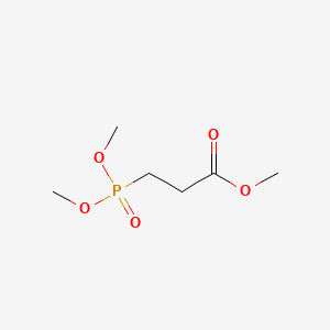 Methyl 3-(dimethoxyphosphoryl)propanoate chemical structure (CAS 18733-15-8)