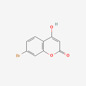 7-Bromo-4-hydroxy-2H-chromen-2-one chemical structure (CAS 18735-82-5)