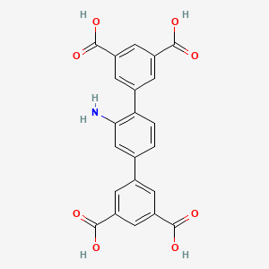 2'-Amino-[1,1':4',1''-terphenyl]-3,3'',5,5''-tetracarboxylic acid chemical structure (CAS 1874200-71-1)