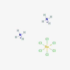 Ammonium hexachlororuthenate(IV) chemical structure (CAS 18746-63-9)