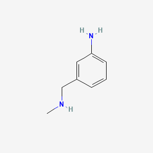 3-((Methylamino)methyl)aniline chemical structure (CAS 18759-96-1)