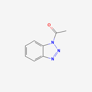 1-(1H-Benzo[d][1,2,3]triazol-1-yl)ethanone chemical structure (CAS 18773-93-8)