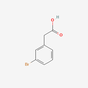 2-(3-Bromophenyl)acetic acid chemical structure (CAS 1878-67-7)