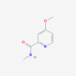 4-Methoxy-N-methylpicolinamide chemical structure (CAS 1878552-33-0)