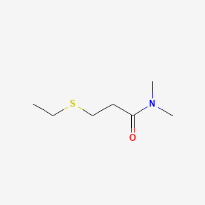 3-(Ethylthio)-N,N-dimethylpropanamide chemical structure (CAS 1878952-92-1)